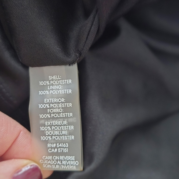 BCBG One-Shoulder Black and Gold Dress - Picture 7 of 7